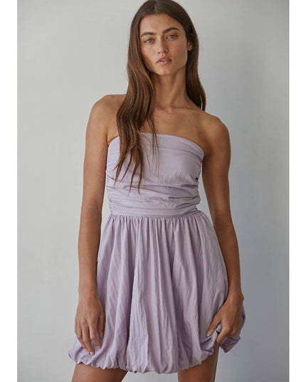 Cloud Nine Bubble Dress - Lilac