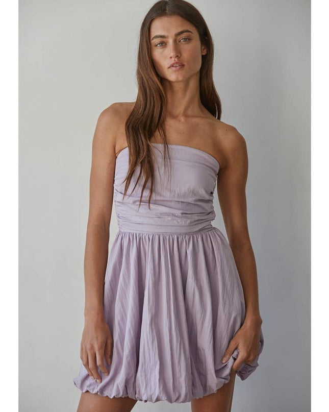 Cloud Nine Bubble Dress - Lilac