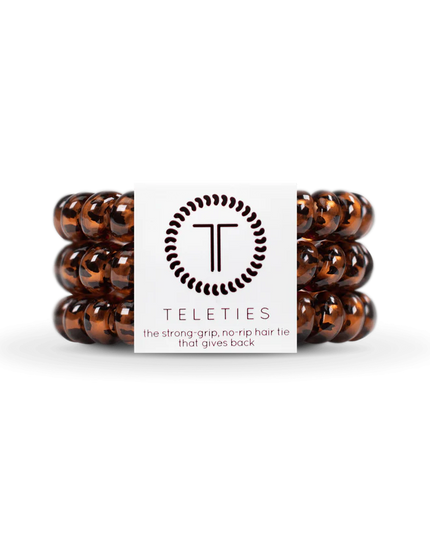 Tortoise Hair Ties Teleties