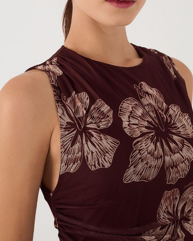 Rio Nights Stretch Floral Maxi Dress