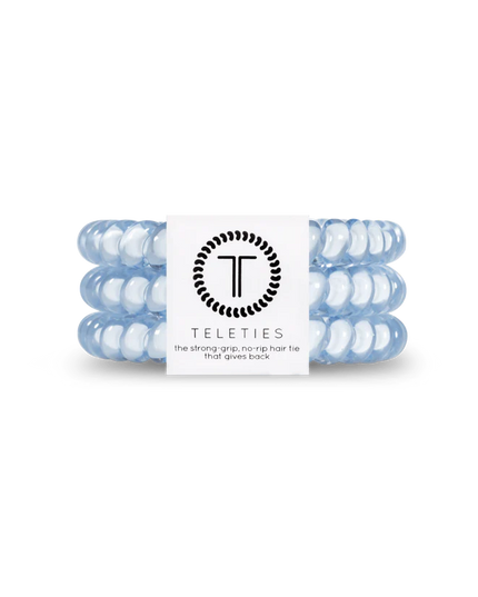 Washed Denim Hair Ties Teleties