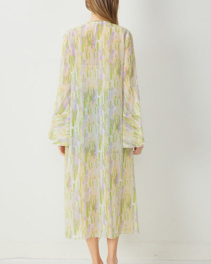 Maybe It's Magic Watercolor Kimono