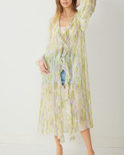 Maybe It's Magic Watercolor Kimono