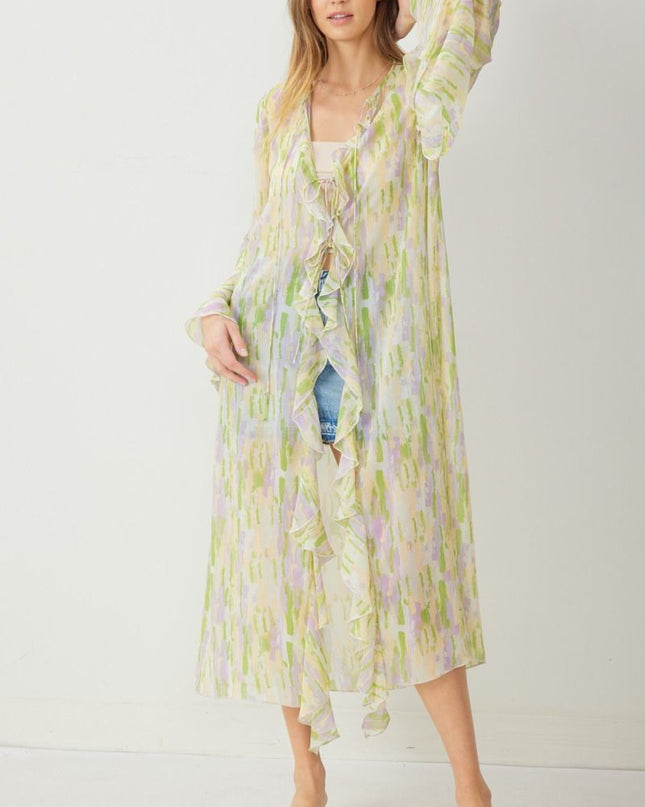 Maybe It's Magic Watercolor Kimono