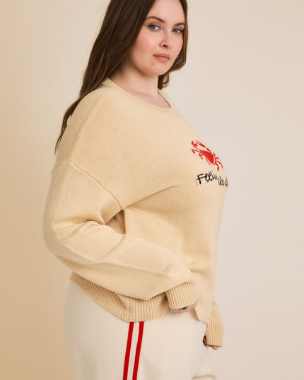 Feeling Crabulous Pullover