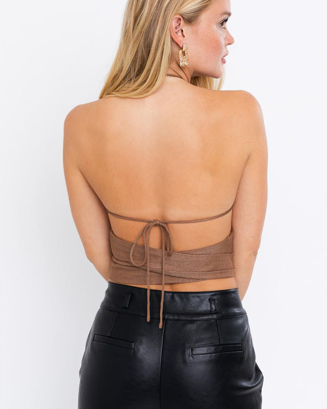 That's A Wrap! Top Taupe