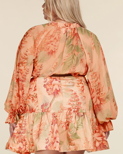 falling into floral set- plus