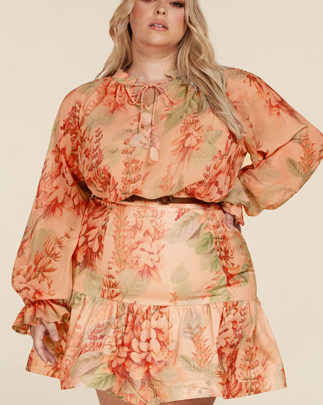 falling into floral set- plus