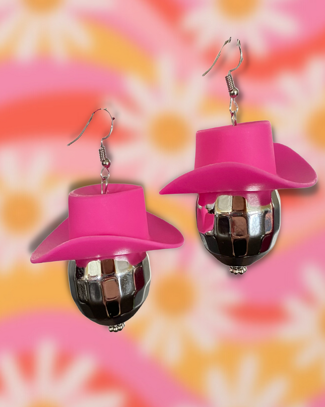 honky tonk disco earrings