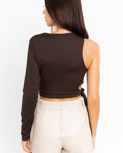 Cocoa Cutie Asymmetrical Top