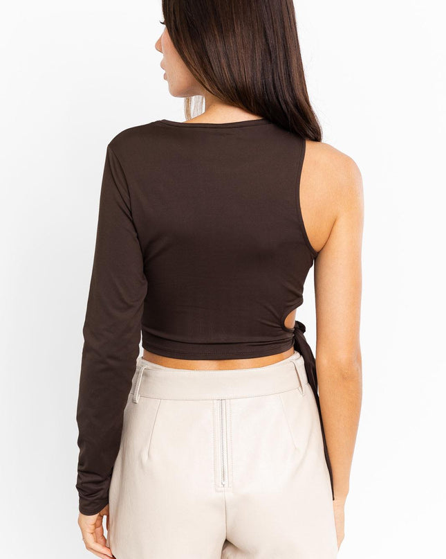 Cocoa Cutie Asymmetrical Top