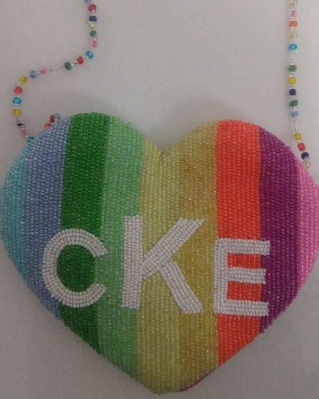 custom heart crossbody