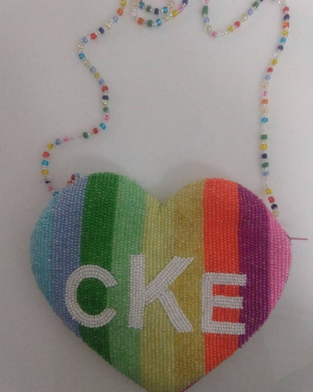 custom heart crossbody