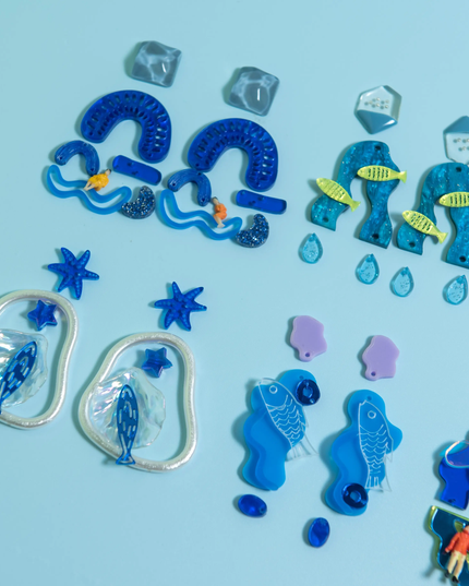 Ocean Earring Diy Kit - Funky Fun You