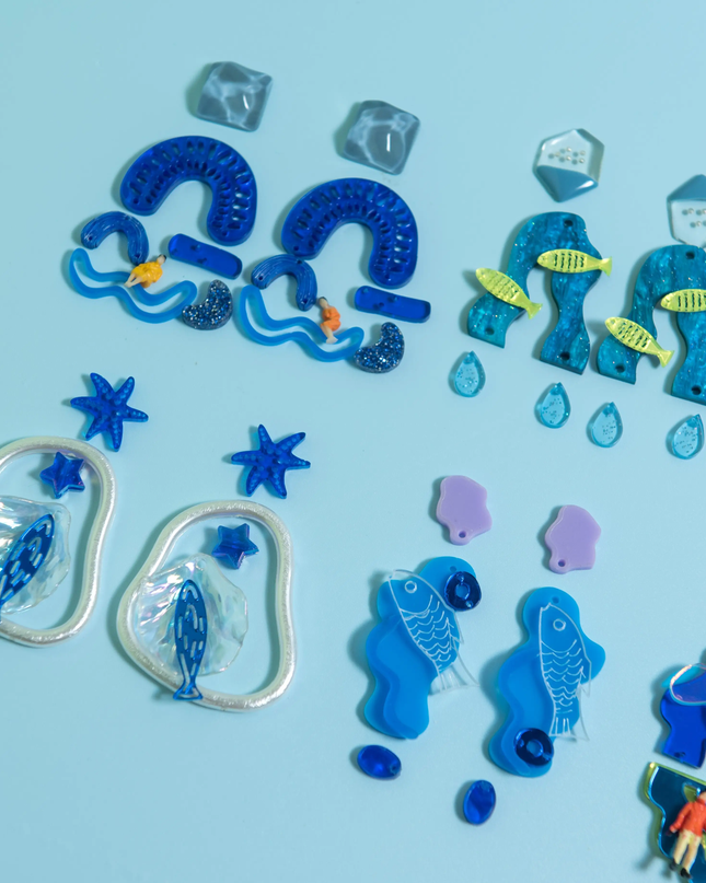 Ocean Earring Diy Kit - Funky Fun You