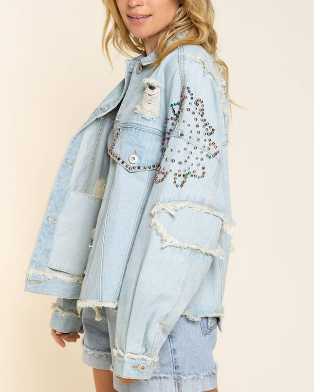 A Lil' Somethin Extra Denim Jacket