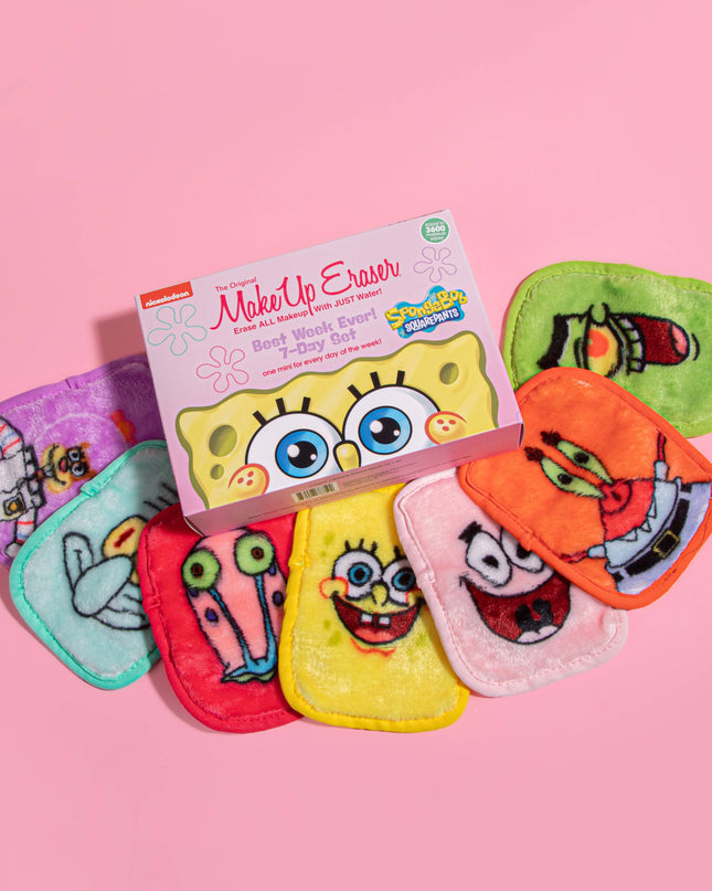 Spongebob Set- The Original Make Up Eraser- Limited Edition