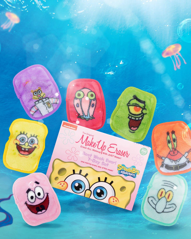 Spongebob Set- The Original Make Up Eraser- Limited Edition