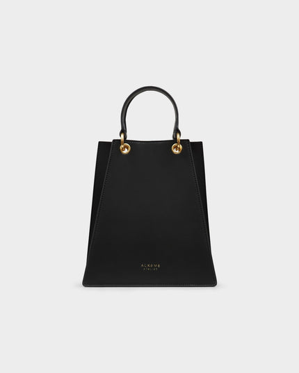 Alkeme Atelier Fire Triangular Satchel - Black
