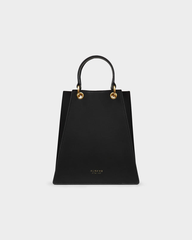 Alkeme Atelier Fire Triangular Satchel - Black