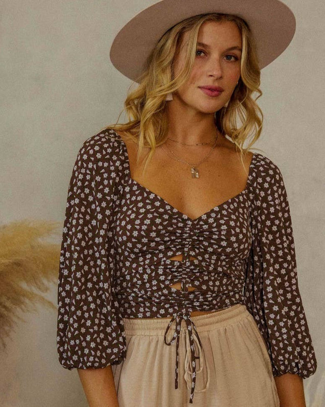 ditzy days crop top