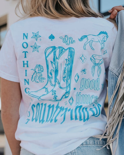 country music & immaculate vibes tee