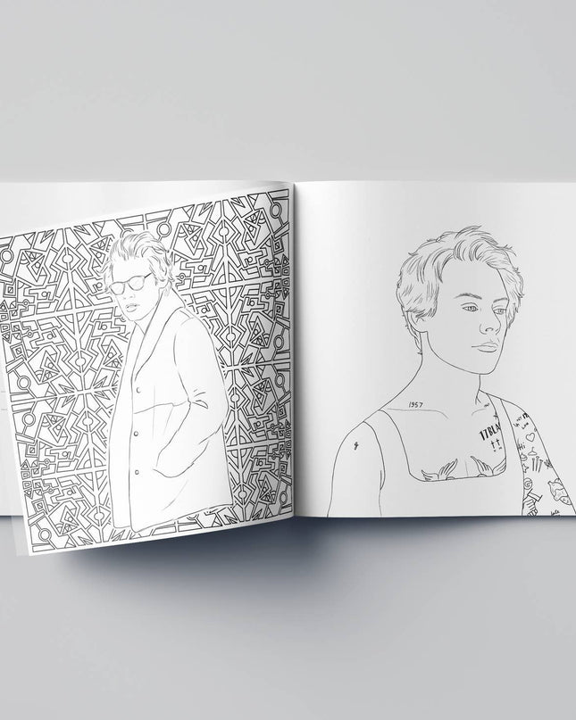 Colour Me Good Harry Styles Coloring Book