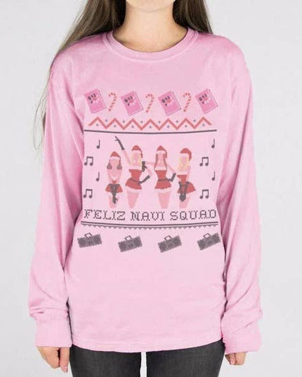 on christmas we wear pink tee