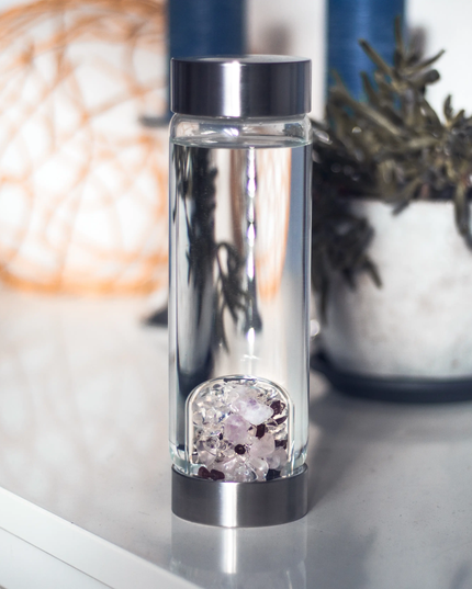 ViA Crystal Water Bottle | LOVE