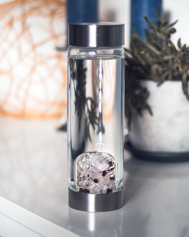 ViA Crystal Water Bottle | LOVE