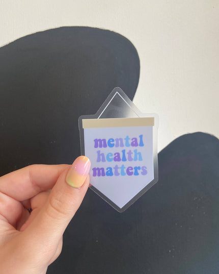 Mental Health Matters Banner Sticker