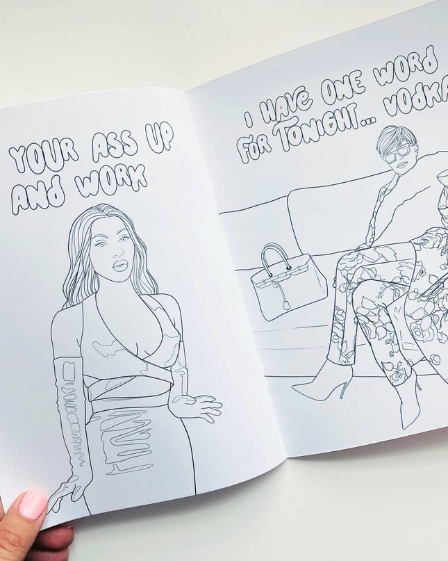 kardashian koloring book