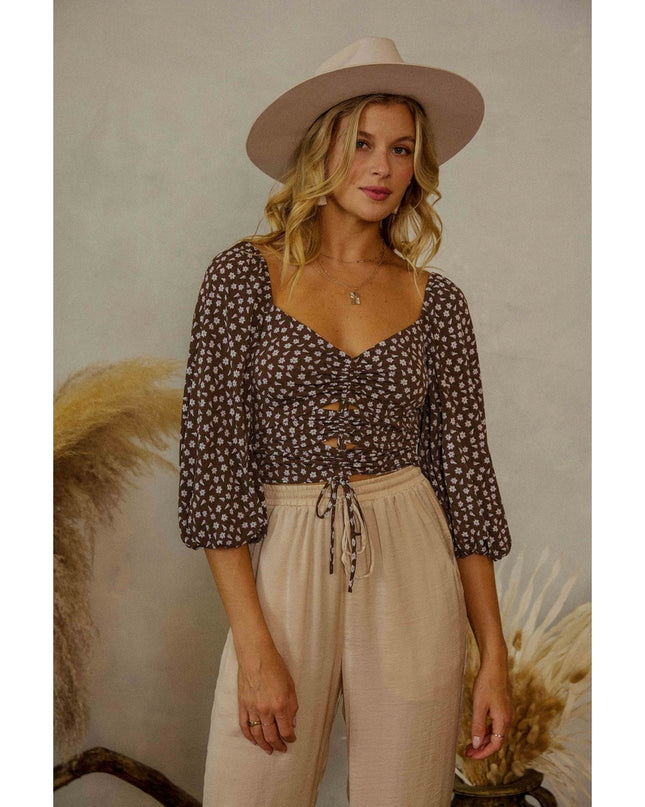 ditzy days crop top