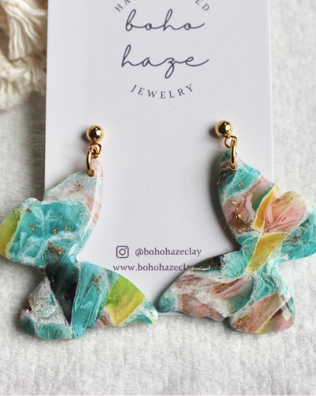 butterfly effect candy earrings