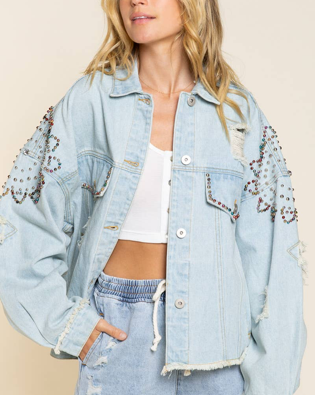 A Lil' Somethin Extra Denim Jacket