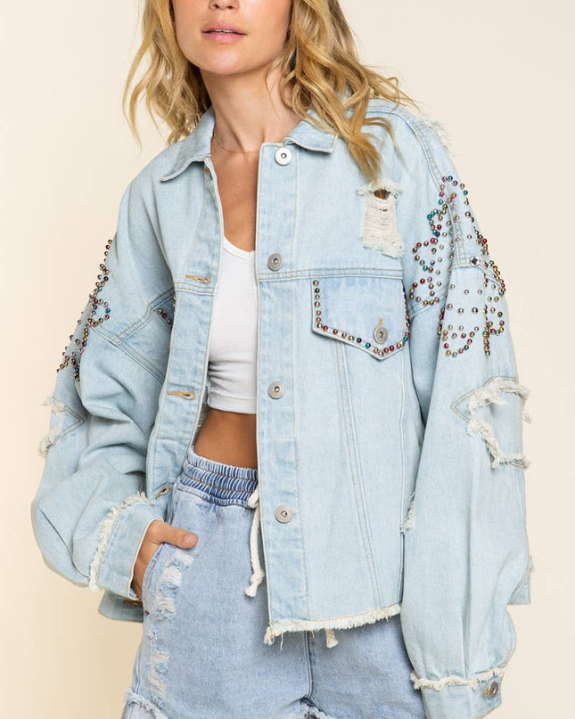 A Lil' Somethin Extra Denim Jacket