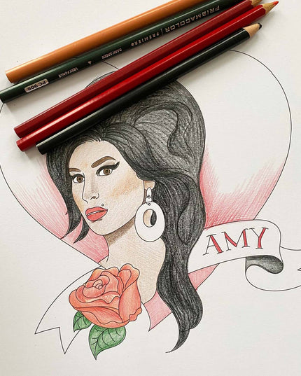 Amy Winehouse Paper Doll
