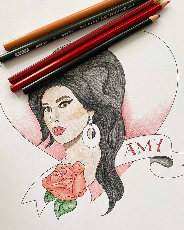 Amy Winehouse Paper Doll