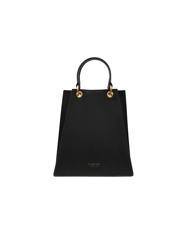 Alkeme Atelier Fire Triangular Satchel - Black