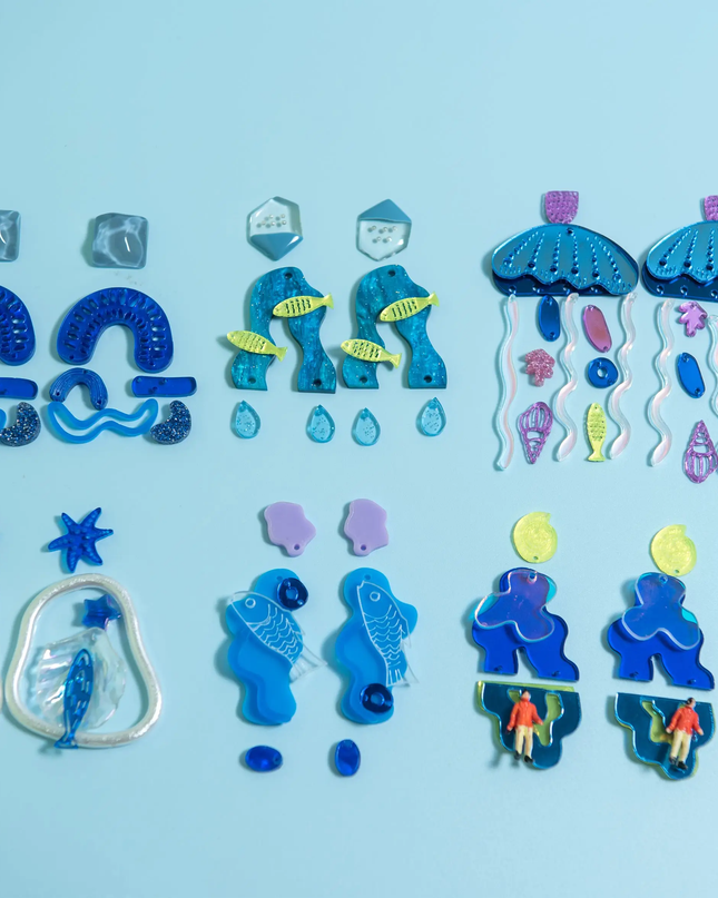 Ocean Earring Diy Kit - Funky Fun You