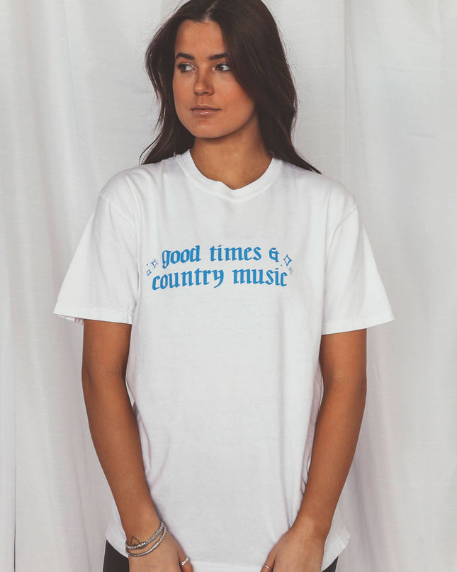 country music & immaculate vibes tee