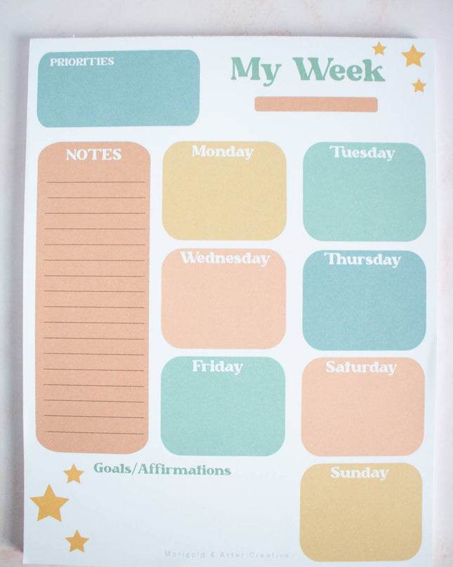 Marigold & Aster Weekly Planner