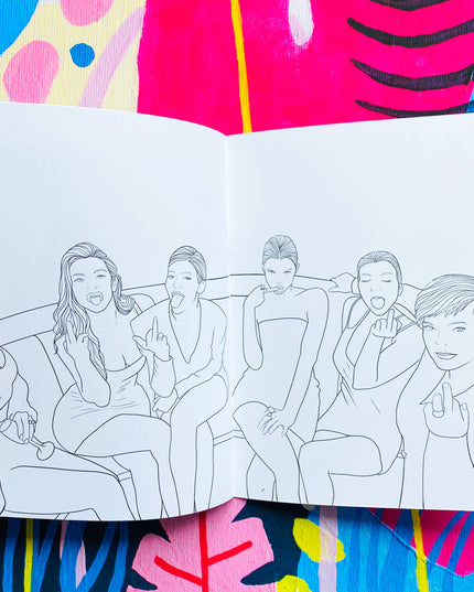 kardashian koloring book
