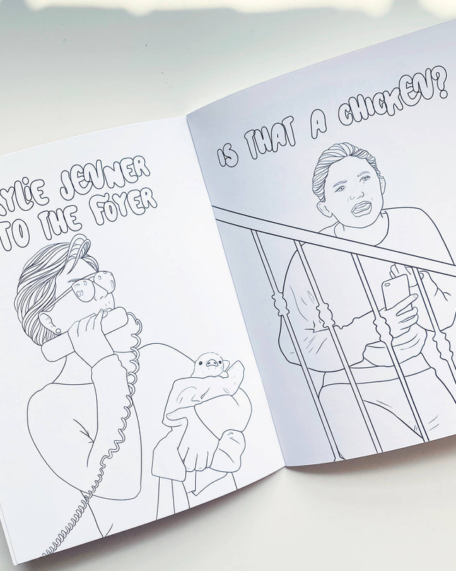 kardashian koloring book