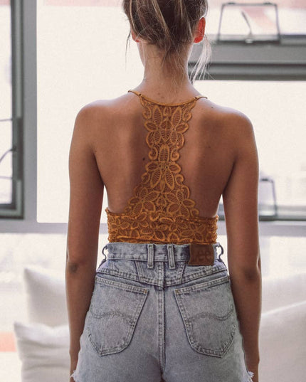 Daisy Lace Longline Bralette