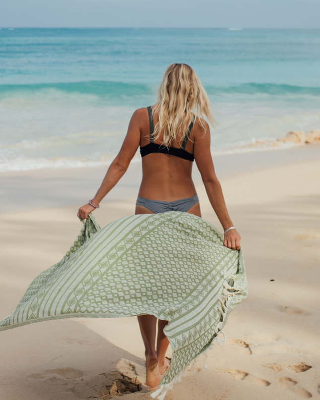 Green Byron Towel