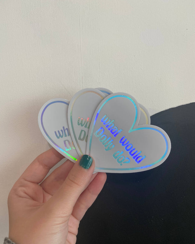 Dolly's Advice Holographic Sticker