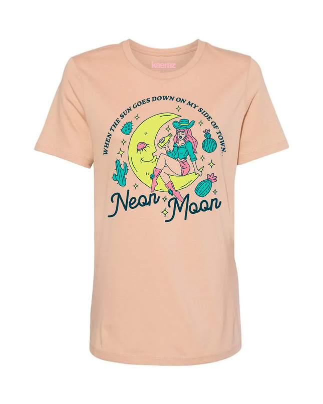 Neon Moon Cowgirl Tee