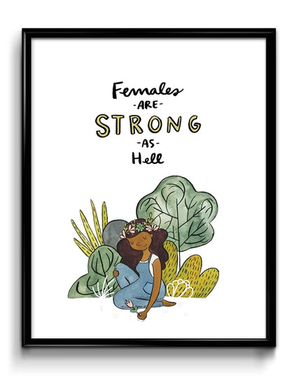 Feminine Strength Print