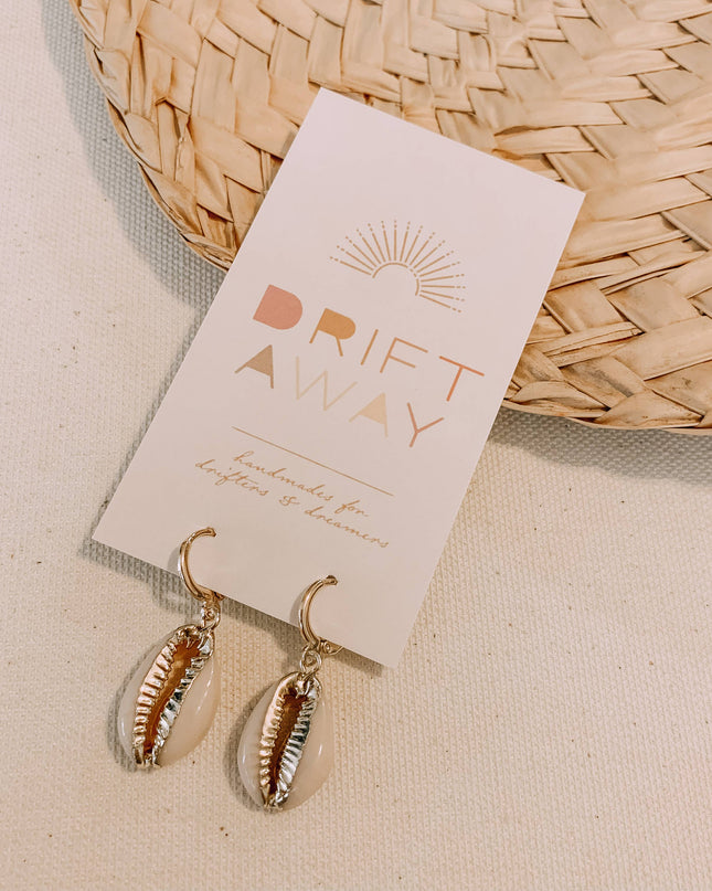 driftway Cowrie Earrings